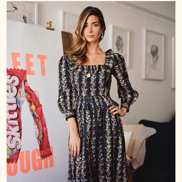 NWT-Pink City Prints French Border Mabel Top - Picture 5 of 5